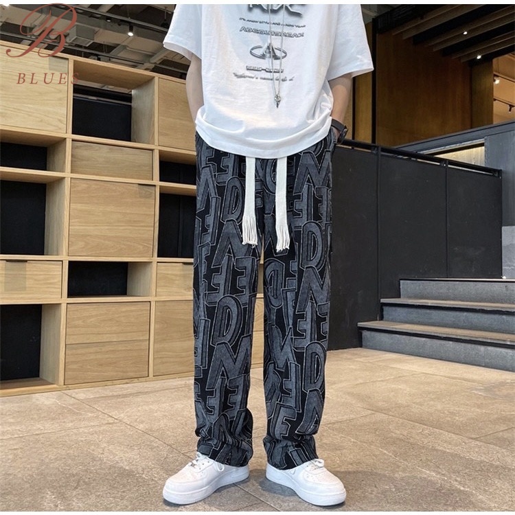 กางเกงสแล็คผู้ชาย เอวยางยืดมีเชือกกระเป๋าทั้งสองข้างผ้าดี ผ้าเรยอน ยืดหยุ่น ทรงหลวม สีดํา แฟชั่นฤดูร้อน สําหรับผู้ชาย