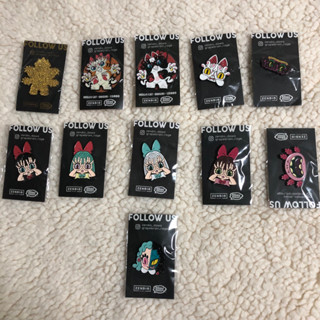 [พร้อมส่ง] Grape Brain - Character Pin, Keychain