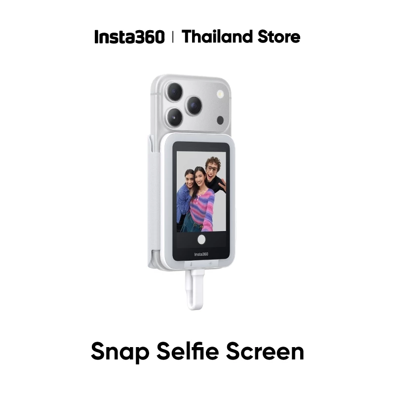Insta360 Snap Selfie Screen (เช็ครุ่นมือถือที่รองรับก่อนนะคะ !) | หน้าจอเซลฟี่ | เซลฟี่ด้วยกล้องหลัง คมชัดกว่าเดิม thumbnail 7
