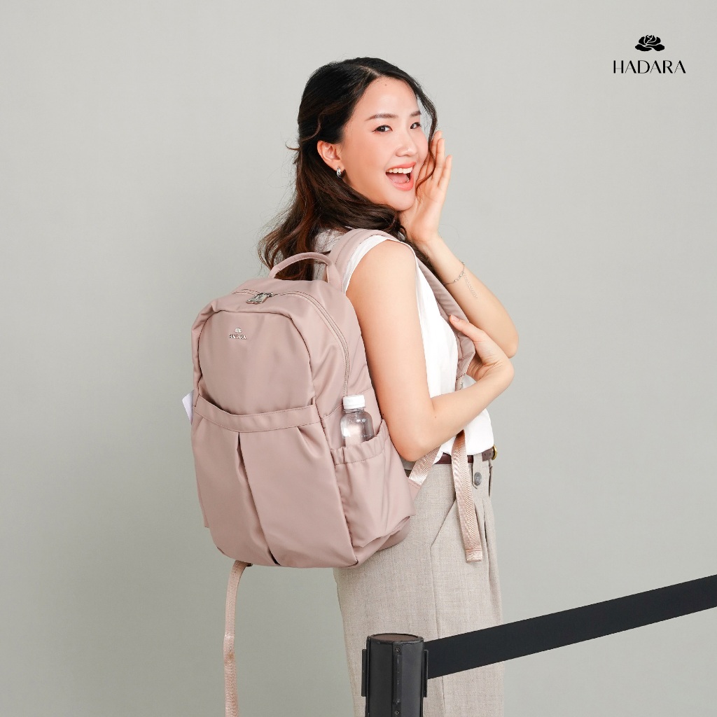 Hadara Moment Series No.30 กระเป๋าเป้ สามารถใส่ Notebook 15” ผ้า Deluxe Nylon กันน้ำ น้ำหนักเบา รูปที่ 4
