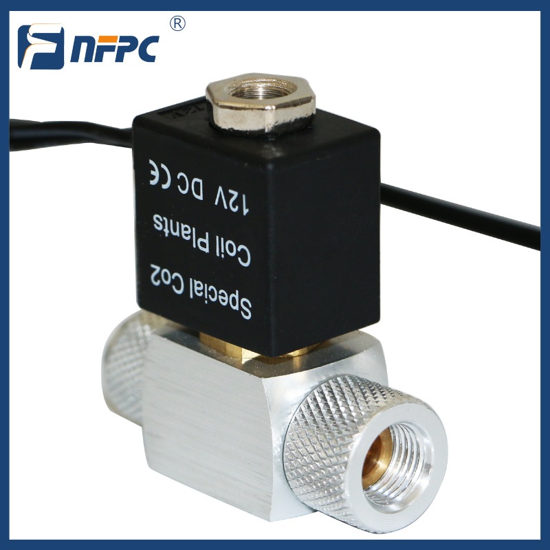 ZRDR  AquaPro NFPC โซลินอยด์วาล์ว CO2  สำหรับต่อกับวาล์วปรับละเอียด Solenoid Valve ตู้ไม้น้ำ
