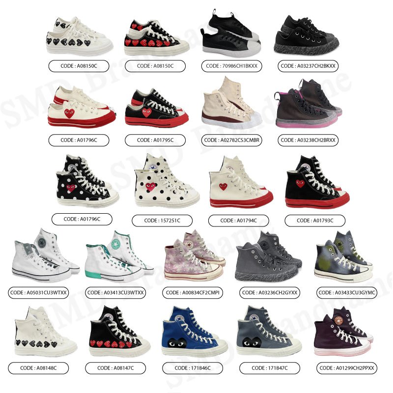 Converse รองเท้าผ้าใบ สำหรับผู้ชาย ผู้หญิง ของแท้ 100%