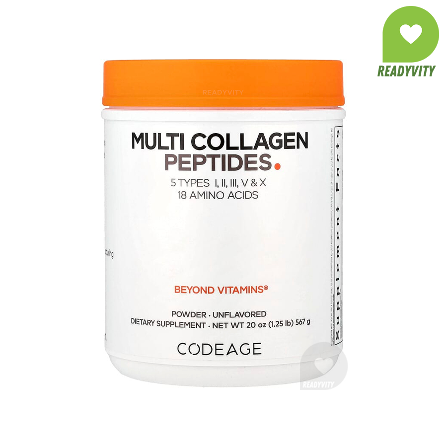 Codeage, Multi Collagen Peptides Powder, Unflavored, 20 oz (567 g)