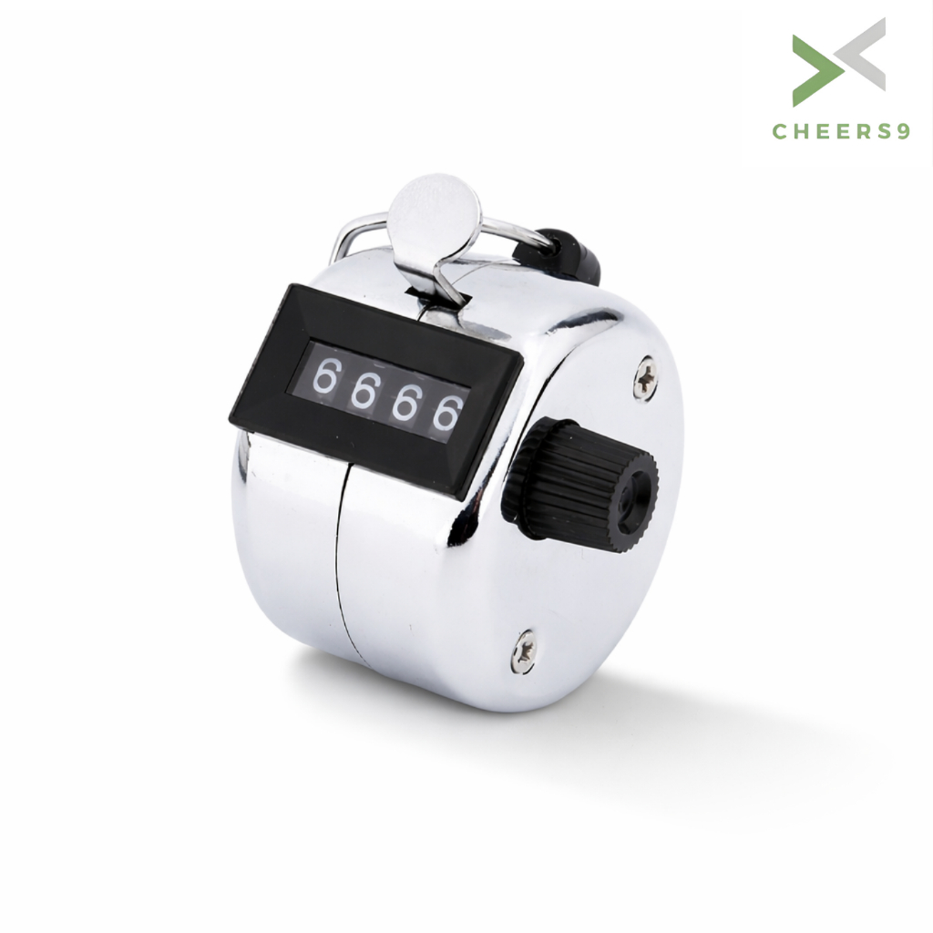 Cheers9 เครื่องนับจำนวน อุปกรณ์นับจำนวน แบบดิจิตอล ขนาดเล็ก กะทัดรัด พกพาสะดวก Hand Tally Counter