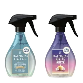 🚚พร้อมส่ง🇯🇵นำเข้าจากญี่ปุ่นแท้100% P&G Febreze Happiness Hotel สเปรย์ฉีดผ้าขจัดกลิ่นและแบคทีเรีย 370ml.