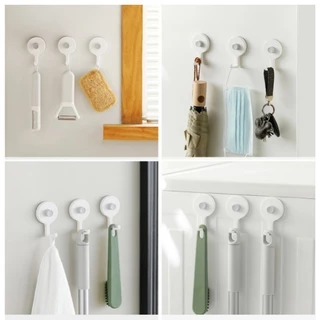 Goody Home ตะขอติดผนัง พร้องสติ๊กเกอร์กาวไม่ต้องเจาะผนัง 1กล่องบรรจุ 2 ชิ้น