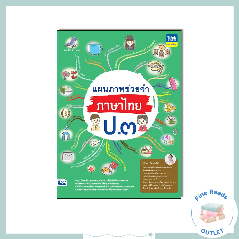 หนังสือแผนภาพช่วยจำ ภาษาไทย ป.๓ 9786164495043