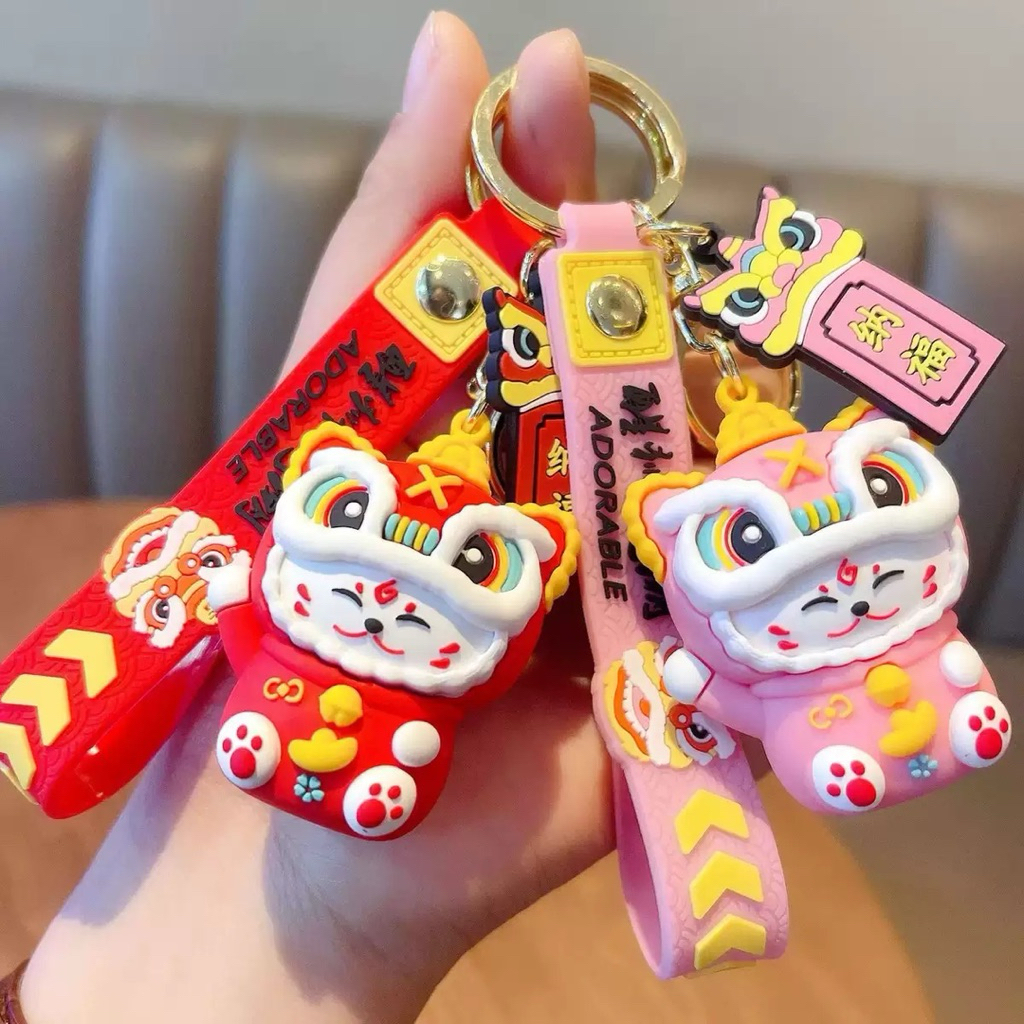 🐱พวงกุญแจแมวกวัก🐱 แมวกวัก พวงกุญแจ น่ารัก นำโชค มงคล โชคดี แมว ห้อยกุญแจ ห้อยกระเป๋า