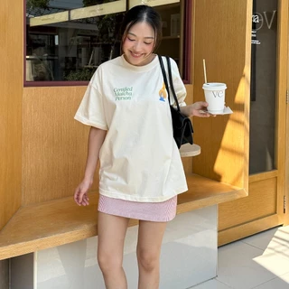 Kudsun's Oversized Tee - Certified Matcha Person เสื้อยืดโอเวอร์ไซส์