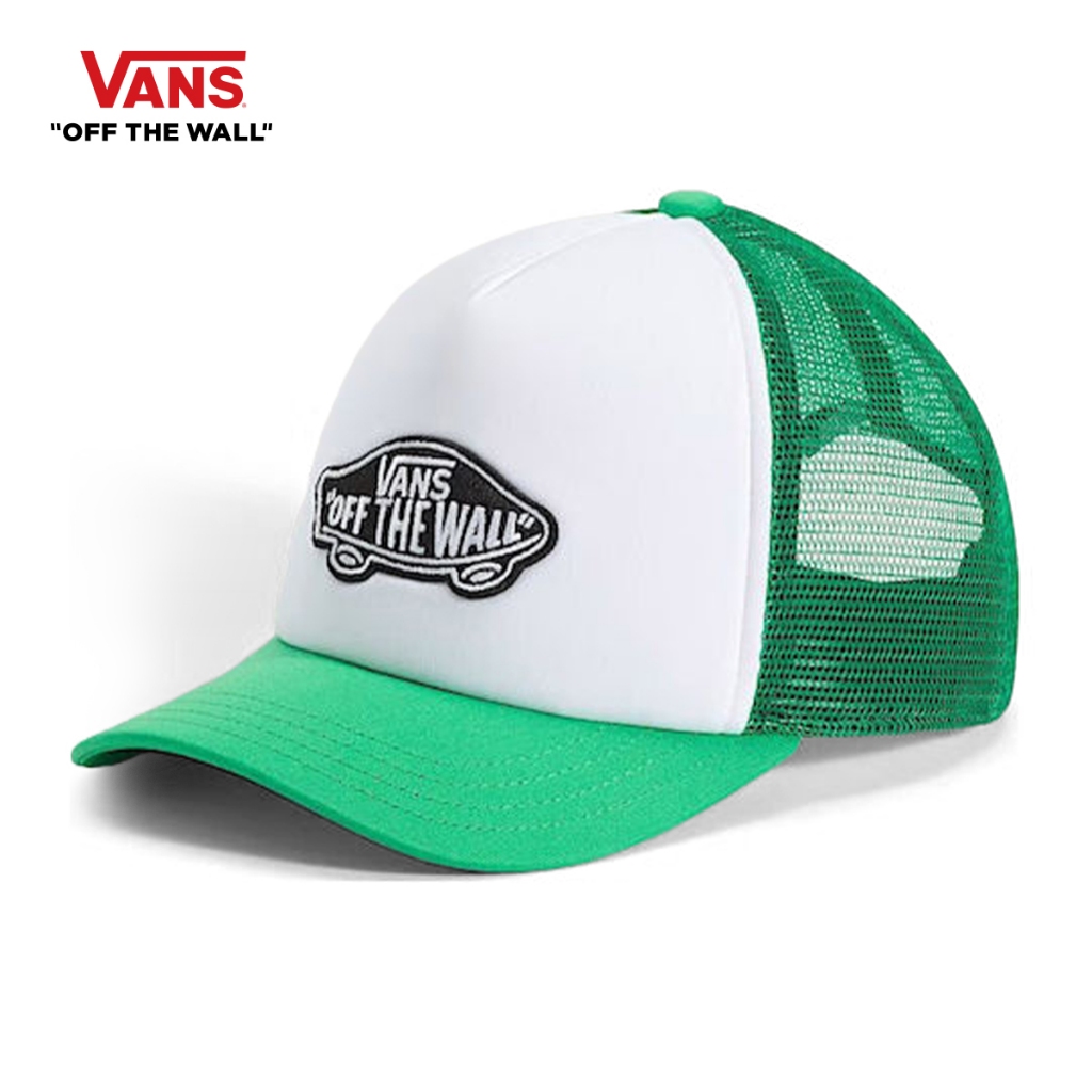 VANS CLASSIC PATCH CURVED BILL TRUCKER - VIVID VERDANT หมวกแก๊ป