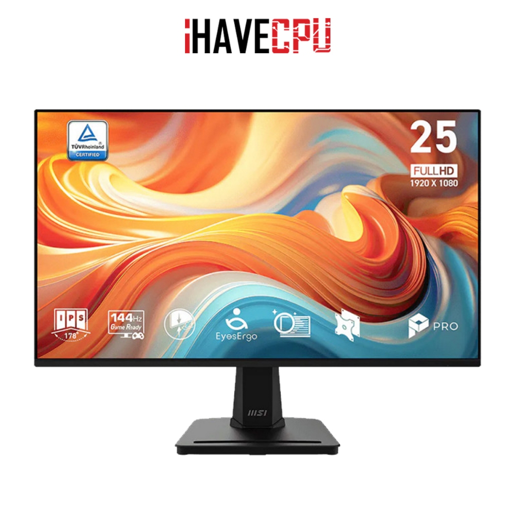 จอมอนิเตอร์ (monitor) iHAVECPU MSI PRO MP251-E14L - 24.5 IPS FHD 144Hz