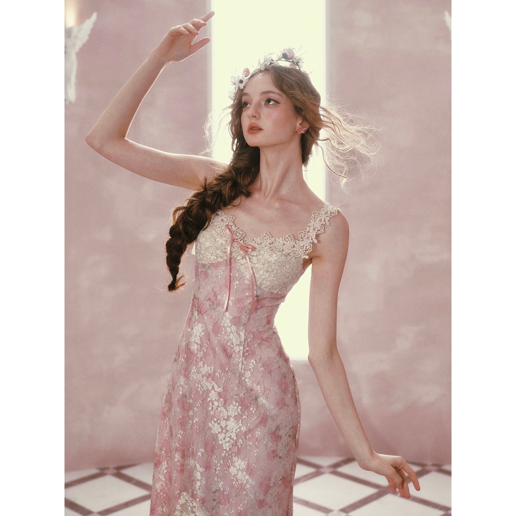 LaceMade Floral Floral Shoes, French Rococo Style Lace Floral Dress