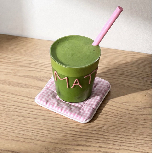 matcha glass 420 ml.( handmade )