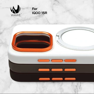 [ส่งจากกทม.] เคส IQOO 15R วัสดุกันลื่นขอบ TPU+ หลัง PC สุดพรีเมี่ยม พร้อมรองรับแม่เหล็ก กางตั้งได้