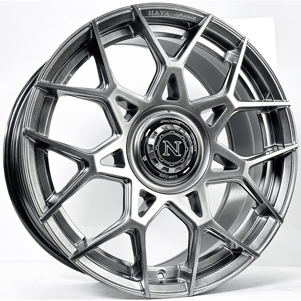 ล้อแม็กซ์ Naya CL-107 ขอบ18นิ้ว 5รู120/108 สีไฮเปอร์แบล็ค กว้าง8.5นิ้ว Offset35 [23010]