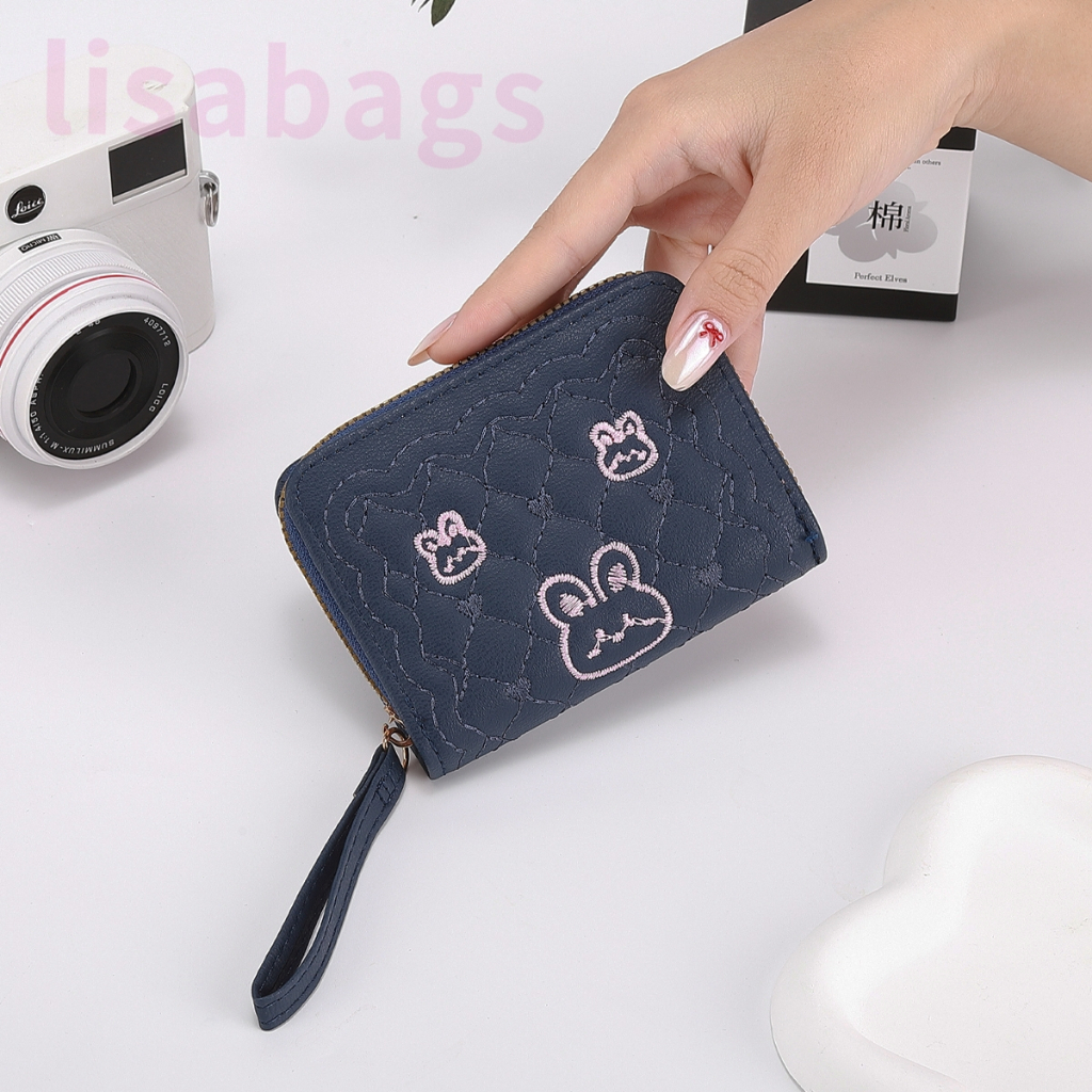 SA57#พร้อมส่ง.8สี กระเป๋าสตางค์ผู้หญิง กระเป๋าสตางค์ใบสั้น กระเป๋าสตางค์น่ารัก กระเป๋าสตางค์ พร้อมช่องใส่บัตร
