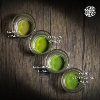 Baramio มัทฉะ 100% เกรด Yame Ceremonial (Fukuoka) / Ceremonial (Shizuoka) / Premium (Nishio) / Classic (Shizuoka)