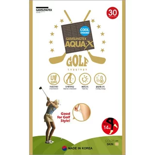 ถุงน่องกันแดด สำหรับเล่นกีฬากลางแจ้ง GAMSUNG GOLF STOCKINGS 14 BU 30D L35802 - LOVE GREEN