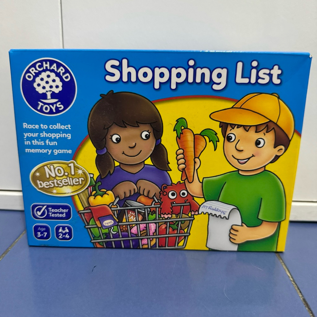 Orchard Toys Shopping List - Educational Memory Game - Age 3-7 - Perfect For Home Learning