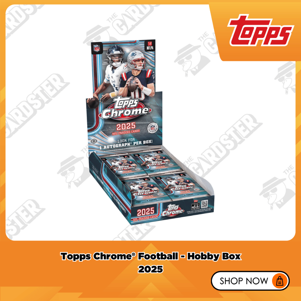 [พร้อมส่ง]  Topps Chrome NFL 2025 - Hobby Box