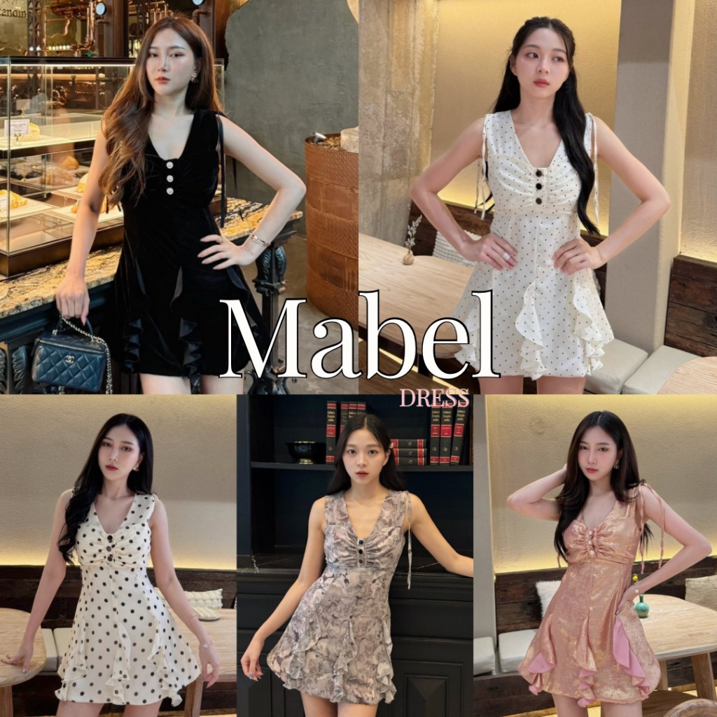 SIRINTRA : MABEL MINI DRESS มี 5 สี