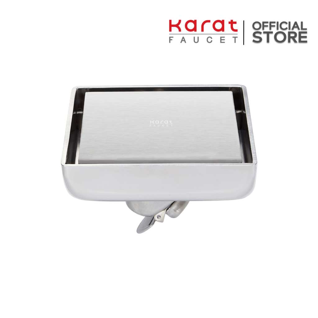 Karat Faucet ตะแกรงระบายน้ำทิ้งแบบเหลี่ยม รุ่น KA-50-832-WT