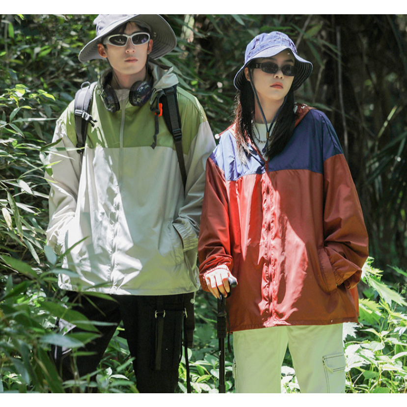 เสื้อกันแสงUV เสื้อสำหรับขับมอเตอร์ไซร์ เสื้อลำลองชาย เสื้อกันแดด เสื้อผู้ชายใส่สบายๆ