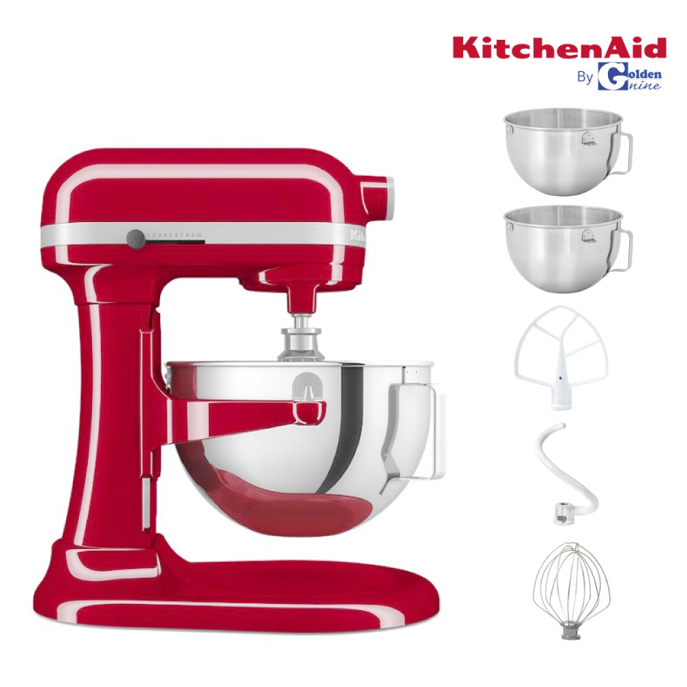 KitchenAid แบบยกโถ 5.5 Qt./ 5.2L เครื่องผสมอาหาร Commercial , 375W  [5KSM55S]
