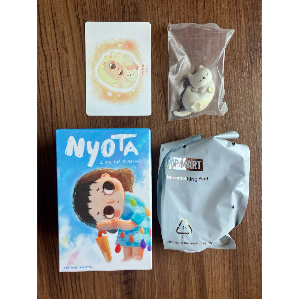 ✅เช็คการ์ด✅POP MART Nyota I Am the Seasons Series Figures Nyota V3 เนียวตะ