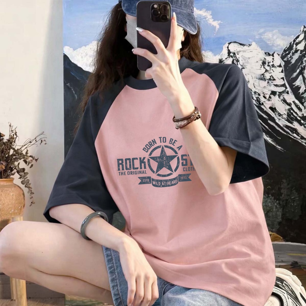 P-410 เสื้อยืดทูดโทนสีสันสดใส สตรีทแฟชั่น ใส่แล้วคูล มีสไตล์