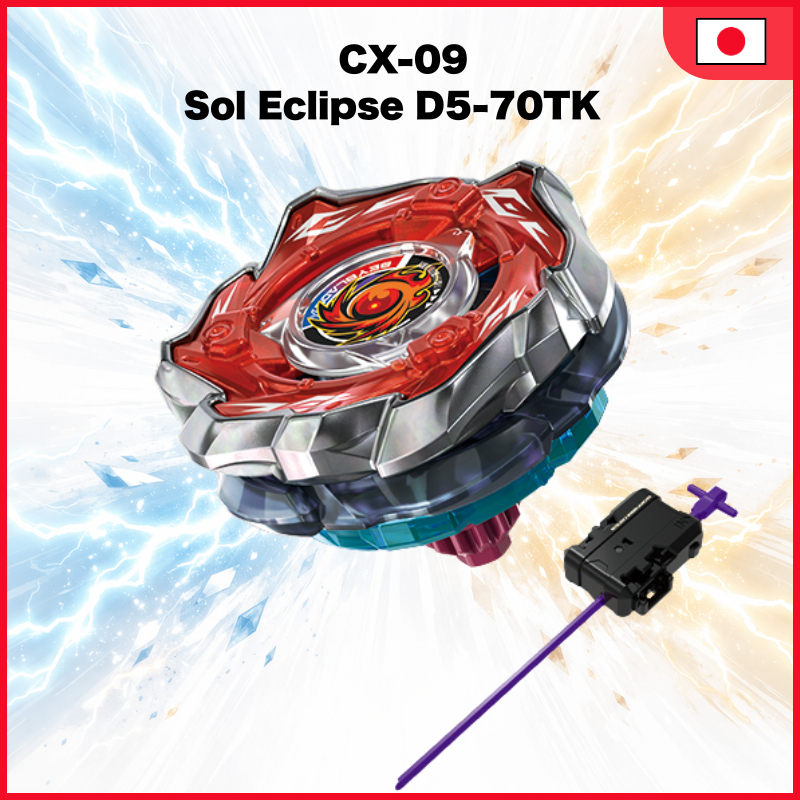 Takara Tomy BEYBLADE X CX-09 Starter Sol Eclipse D5-70TK