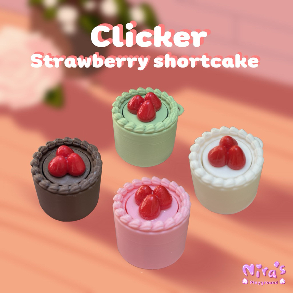 Nira’s • Clicker • Strawberry shortcake • พวงกุญแจ ของเล่น กดได้