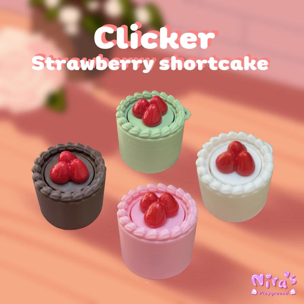 Nira’s • Clicker • Strawberry shortcake • พวงกุญแจ ของเล่น กดได้