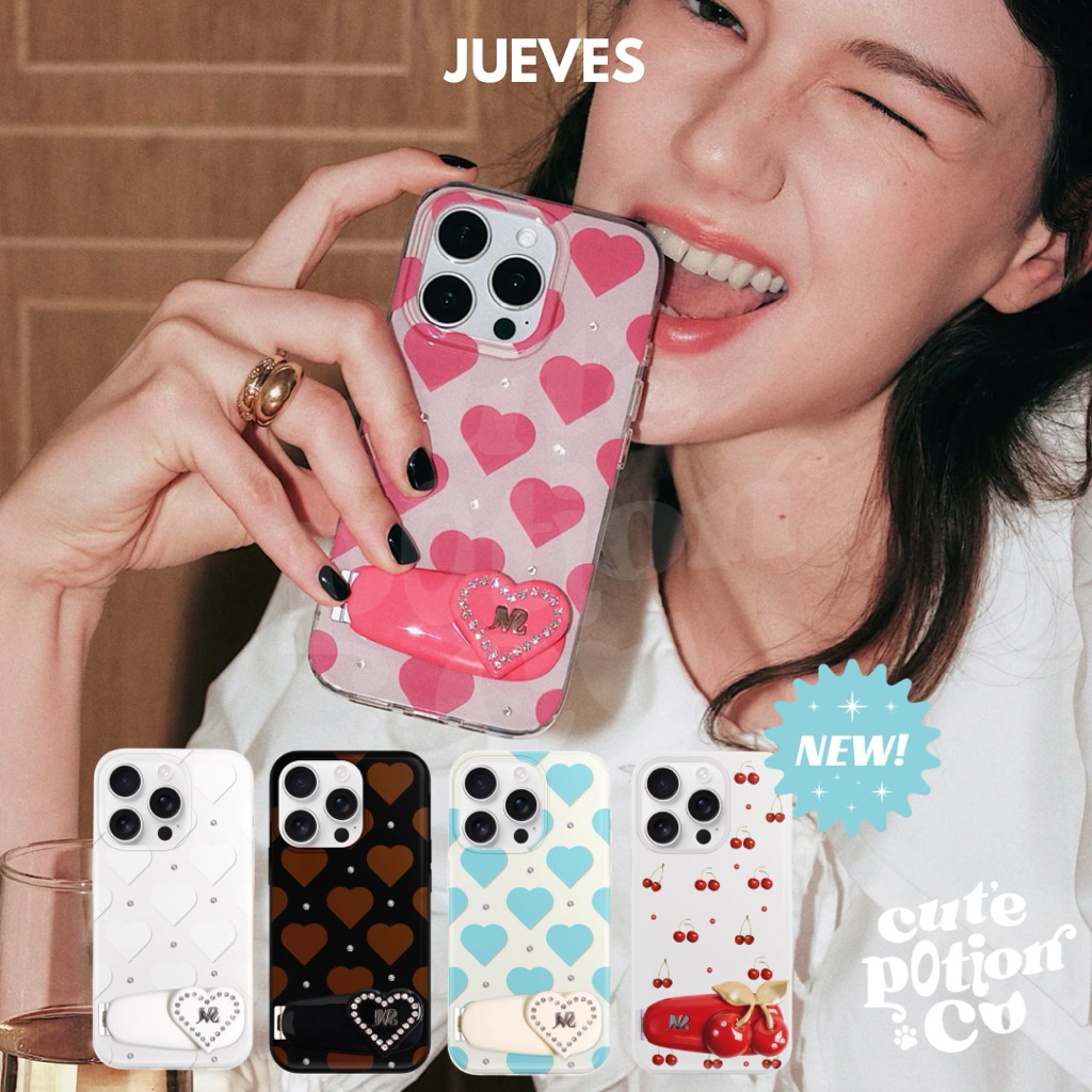 (PRE-ORDER) JUEVES ✨ IPHONE CASE เคสไอโฟนพร้อมขาตั้ง ❤️