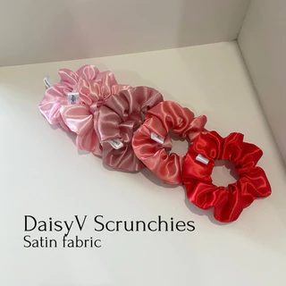 ยางรัดผม Daisy v Scrunchies • ซาตินต่วน • Pastel Collection • (thin petals)