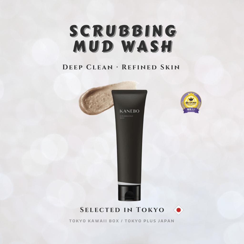 KANEBO Scrubbing Mud Wash โฟมล้างหน้าคาเนโบะ สครับโคลน ดูดซับความมัน ขจัดสิ่งอุดตัน ผิวสะอาดชุ่มชื้น