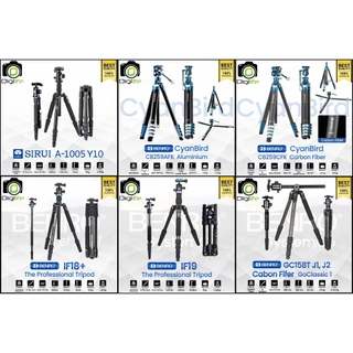 ลดล้างสต๊อก บางตัวอาจมีตำหนิ - Benro Tripod IF18+, IF19, GA157F, GA168TB1, GA169TB1, CB259AFK, CB259CFK,GC158TJ1, A1005