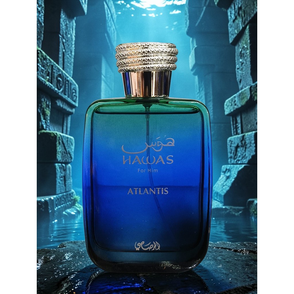 Rasasi Hawas Atlantis For Him 100ML EDP น้ำหอมผู้ชาย Fresh Marine Aquatic กลิ่นสะอาด สดชื่น ติดทนนาน