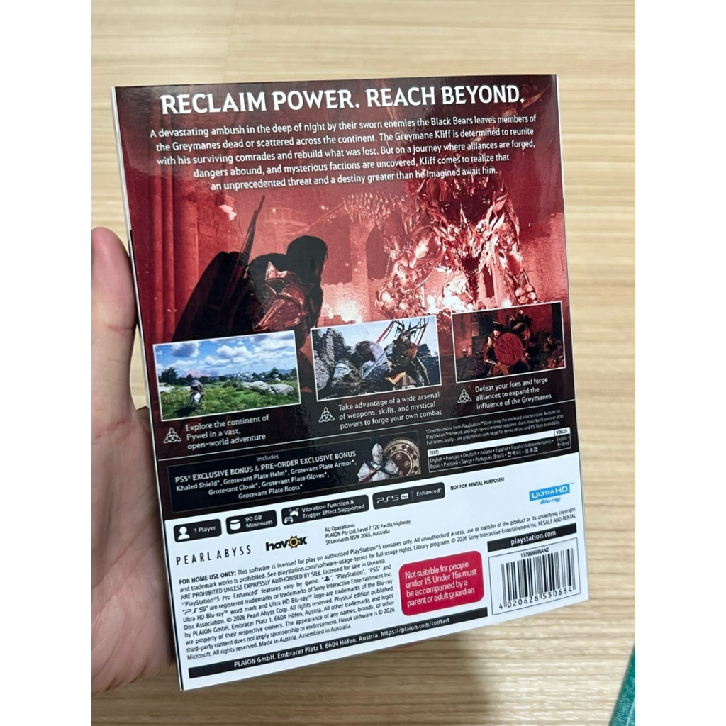 [พร้อมส่ง] Crimson Desert Ps5 (Slipcover Custom Only) ราคา ถูกที่สุด ดีลบีเคเค แกลเลอรีภาพที่ 2