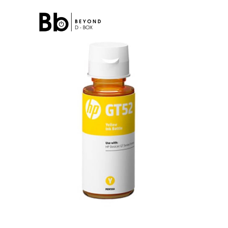 หมึกเครื่องปริ้น HP Ink GT52 Yellow (For315,415,5810,5820,580) by BB Beyond D-Box