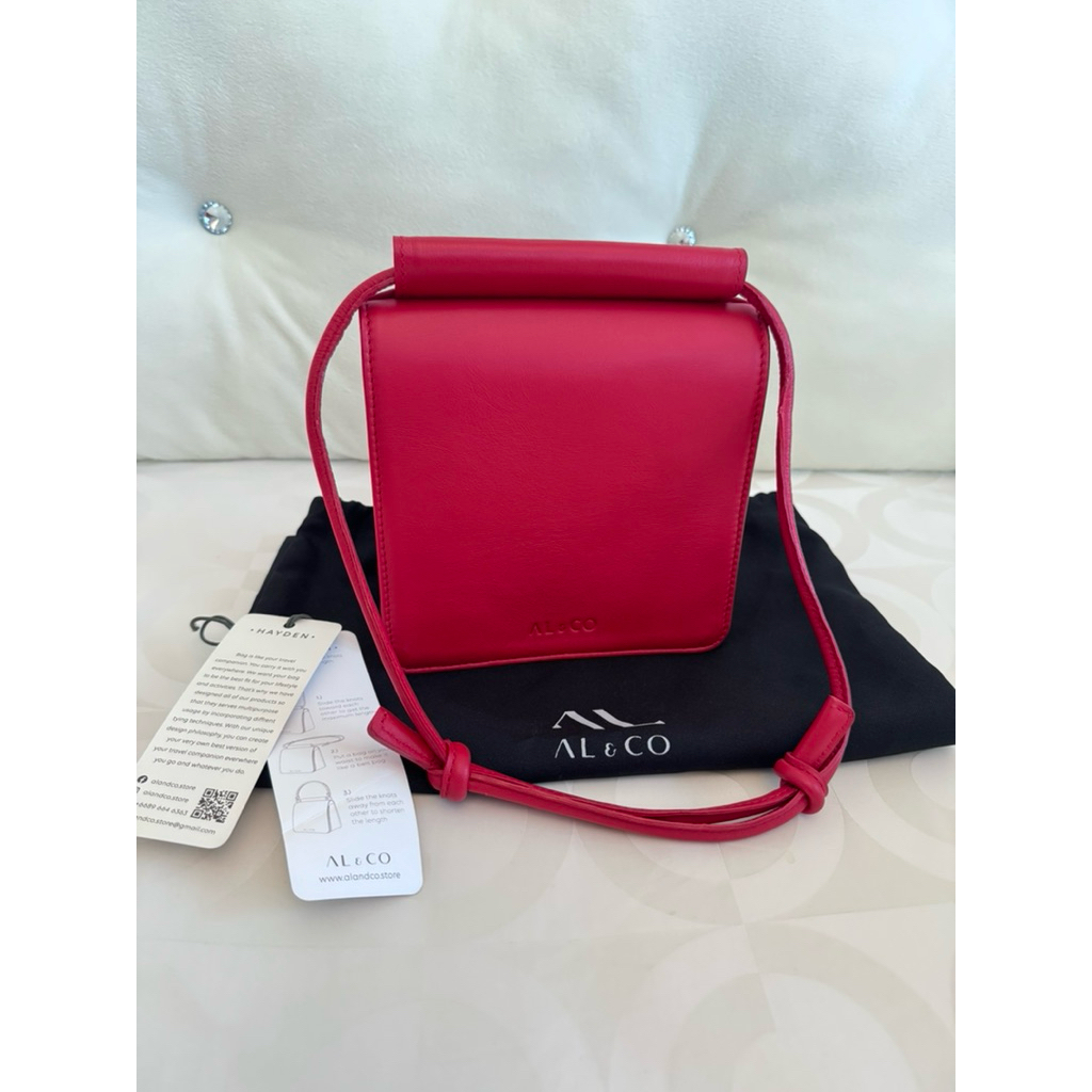*NEW* กระเป๋าหนังแท้มินิมอล AL&CO จาก alandco.store ของใหม่ 100% ไม่เคยใช้