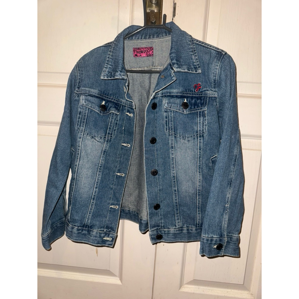 jacket ยีนส์ แจ็กเก็ด fiorucci y2k size s,m