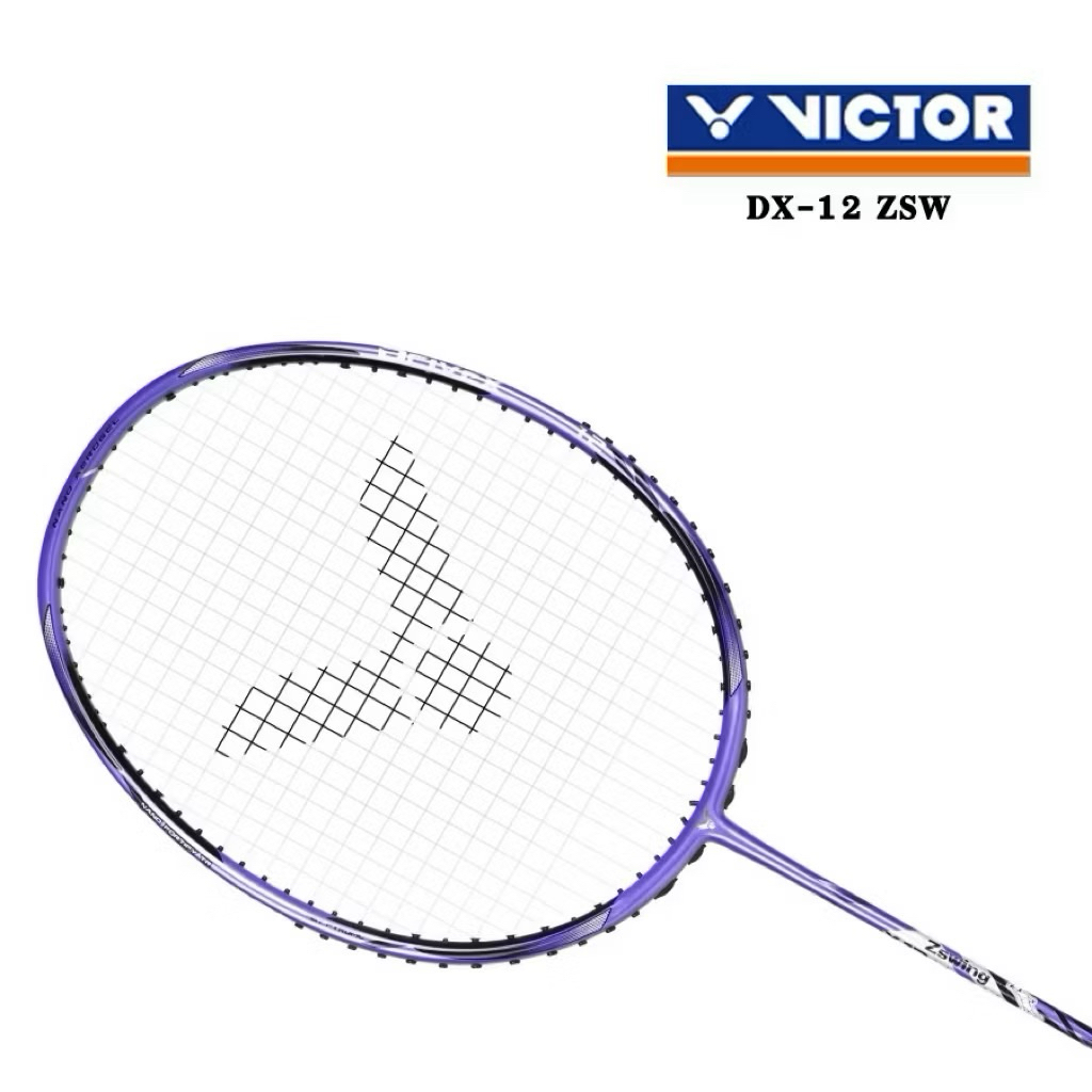 VICTOR DX-12 ZSWING ไม้แบดมินตัน  แถมเอ็น ขึ้นเอ็นฟรี ประกัน กริป ซอง