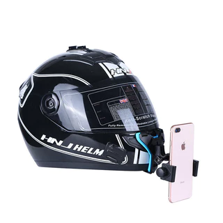ที่ครอบคางสำหรับหมวกกันน็อคมอเตอร์ไซค์ ใช้ได้กับกล้องแอ็คชั่น GoPro และ DJI และเป็นอุปกรณ์เสริมสำหรับติดตั้งโทรศัพท์มือถ
