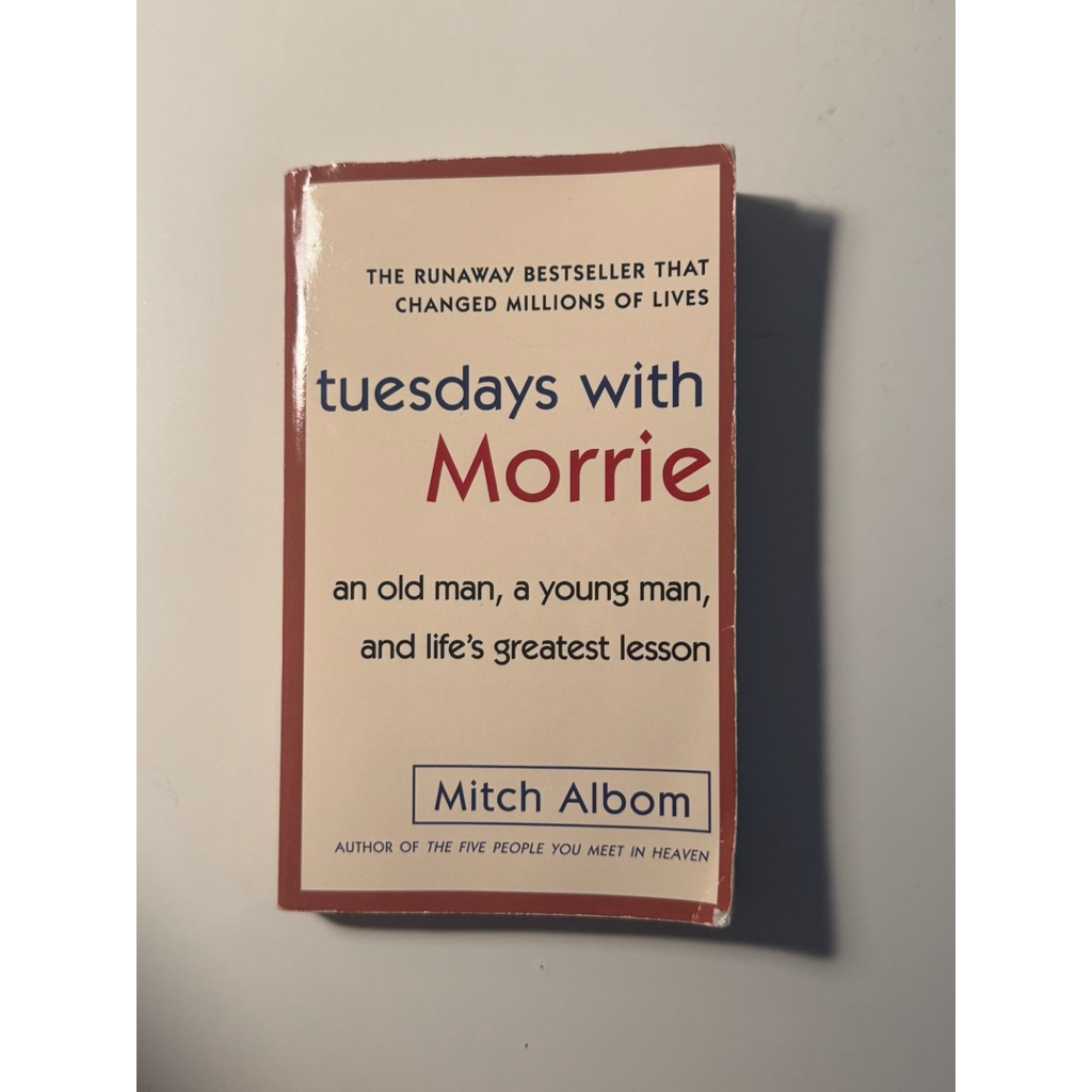 Tuesday with Morrie by Mitch Albom📚หนังสือมือสองสภาพดี
