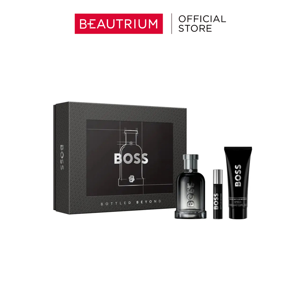 HUGO BOSS SP26 Bottled Beyond EDP 100ml + Shower Gel 100ml + EDP 10ml น้ำหอม