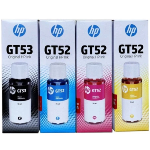 (มีกล่อง) Hp Ink/Gt53,Gt52,Gt51,Gt51Xl,Gt53Xl Black/Size 90Ml,Xl Size 135ml,C,M,Y 70ml Tank 310/315/