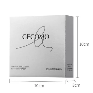 M496 GECOMO แป้งพัพเบลอรูขุมขน ปกปิดคุมมัน เนื้อละเอียด ปรับผิวให้เรียบเนียน ติดทนนาน