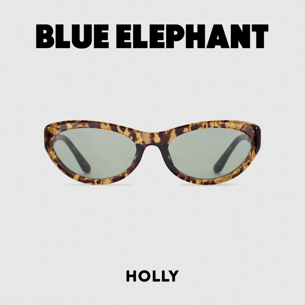 SUNGLASSES BLUE ELEPHANT - HOLLY (Burgundy , Cream , Leopard)