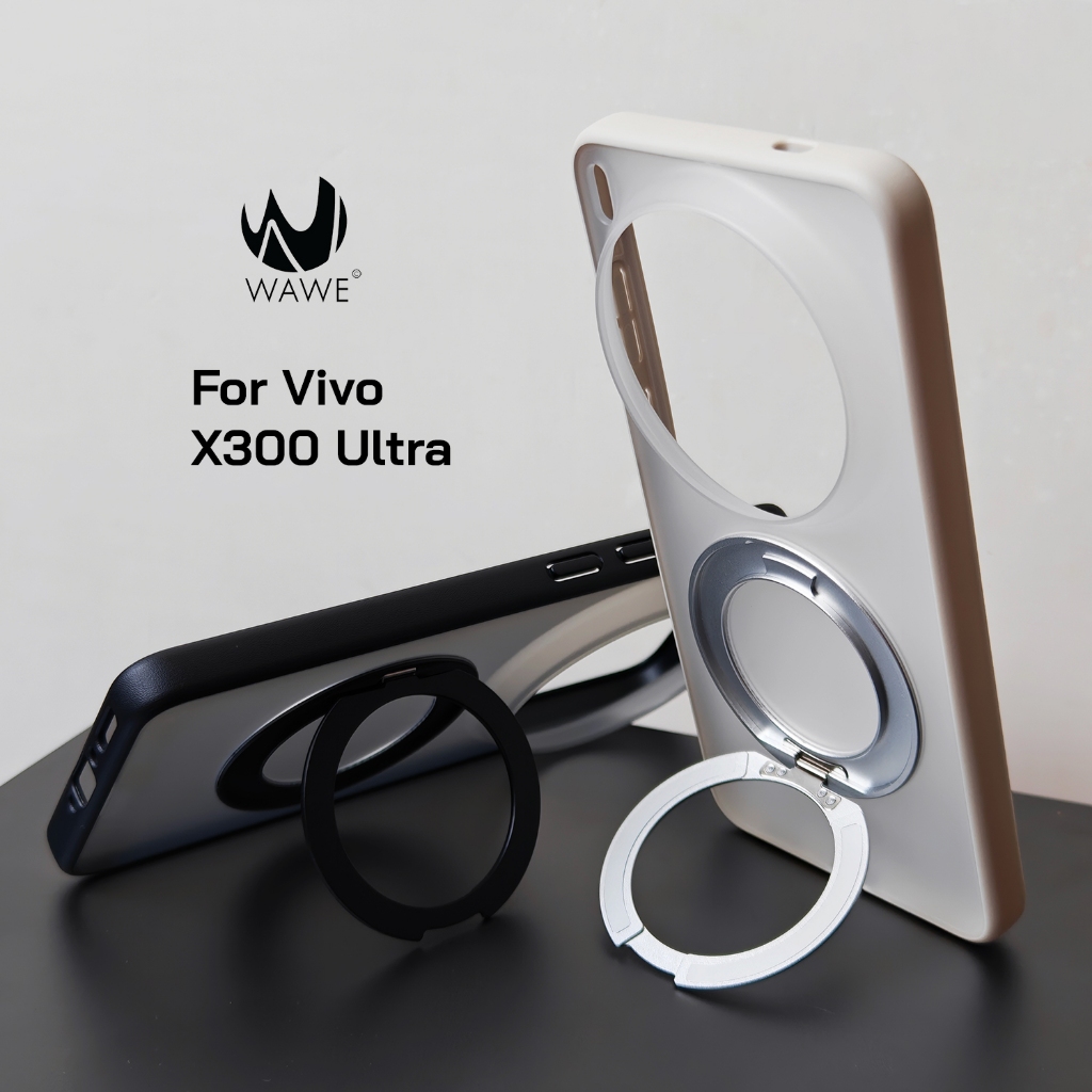 [ส่งจากกทม.] เคส Vivo X300 Ultra แบบโปร่งแสง วัสดุ PC+TPU พร้อมรองรับวงแม่เหล็กกางตั้งได้ วัสดุสุดพรีเมี่ยมสวยมาก